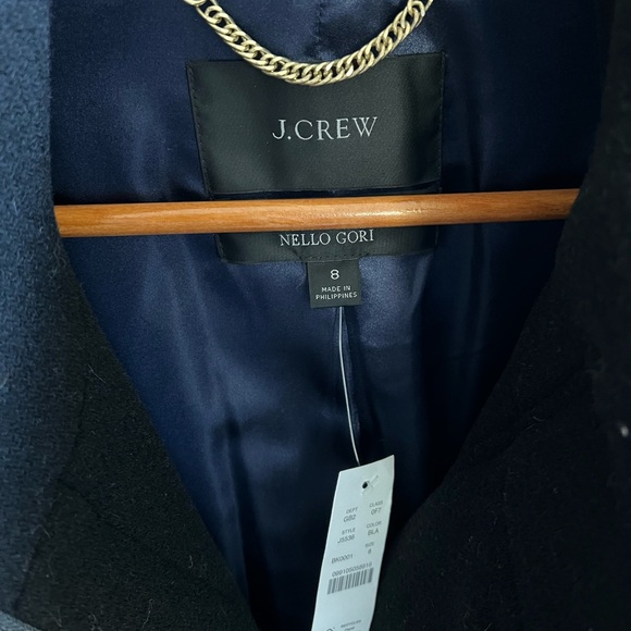 JCrew Cocoon Coat - Black - Picture 4 of 9